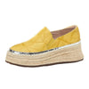 Lazy Single Shoes Yellow High Heel One Pedal Fisherman Shoes