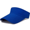 Adjustable Summer Breathable Hats Men Women Sun Protection Sports Golf Tennis Visor Hat Adjustable Visor UV Protection Top Empty Solid Sports Outdoor Running Sunscreen Strong Cap by Stevvex