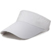Adjustable Summer Breathable Hats Men Women Sun Protection Sports Golf Tennis Visor Hat Adjustable Visor UV Protection Top Empty Solid Sports Outdoor Running Sunscreen Strong Cap by Stevvex