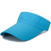 Adjustable Summer Breathable Hats Men Women Sun Protection Sports Golf Tennis Visor Hat Adjustable Visor UV Protection Top Empty Solid Sports Outdoor Running Sunscreen Strong Cap by Stevvex