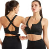Adjustable Woman Modern Sports Bra Sportswear Crop Top Belt Zipper Yoga Running Comfortable Bras Push Up Gym Equipment by Stevvex