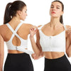 Adjustable Woman Modern Sports Bra Sportswear Crop Top Belt Zipper Yoga Running Comfortable Bras Push Up Gym Equipment by Stevvex