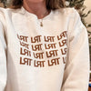 ADULT LRT REPEAT LOGO CREW SWEATSHIRT by LITTLE RAD THINGS