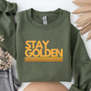 ADULT STAY GOLDEN CREW SWEATSHIRT by LITTLE RAD THINGS