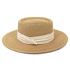 Adult Summer Straw Hat Fashion Casual Beach Fedora Hat Wide Brim Straw Hat Luxury Fedora Summer Packable Sun Hat Lightweight Women Beach Sun Hat Breathable Sun Hats For Women 56-58cm by Stevvex