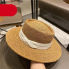 Adult Summer Straw Hat Fashion Casual Beach Fedora Hat Wide Brim Straw Hat Luxury Fedora Summer Packable Sun Hat Lightweight Women Beach Sun Hat Breathable Sun Hats For Women 56-58cm by Stevvex