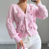 Women's Bow Cropped Cardigan by FitiqueFit