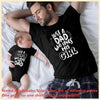 Just A Dad Who Loves His Girl Parent-child T-shirt by My Store