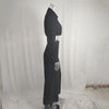 Women's Plus Size Wide Leg Elegant Pant Set by FitiqueFit