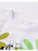 Children's Cartoon Zebra Print Short Sleeve T-Shirt by Simply Love