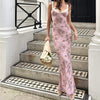 Sling Long Lace Collar Slim-fit Hip Skirt