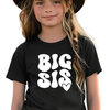 Big Sis Girl New Baby Announcement Graphic Tee T-Shirt by DoodleBug's
