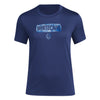 adidas Womens Short Sleeve Pre-Game T-Shirt Team Navy Blue/Vancouver Whitecaps X-Large by EasyOptionXY