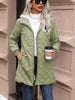 Women’s Cotton Jacket – Solid Color Lightweight Casual Outerwear by FitiqueFit
