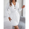 Women’s Cable Knit Sweater Dress by FitiqueFit