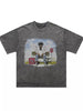 Men's Graphic Oversized Washed T-Shirt by Simply Love