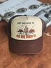 Ain't Going Down Trucker Hat by Wild Junkie