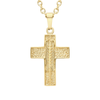 Pigskin Football Cross Necklace