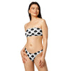 Smokin Spades Recycled Bandeau Bikini by Neon Spur