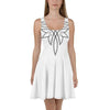 Boot Stitch Print Skater Dress by Neon Spur