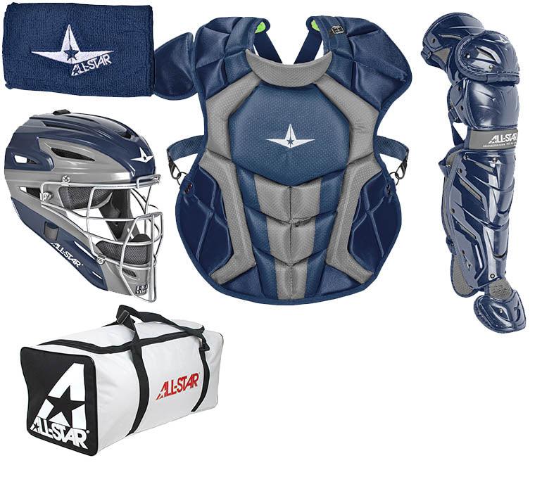 All-Star System 7 Axis Intermediate Catchers Gear Set- CKCC1216S7X - The Bat Flip Shop 