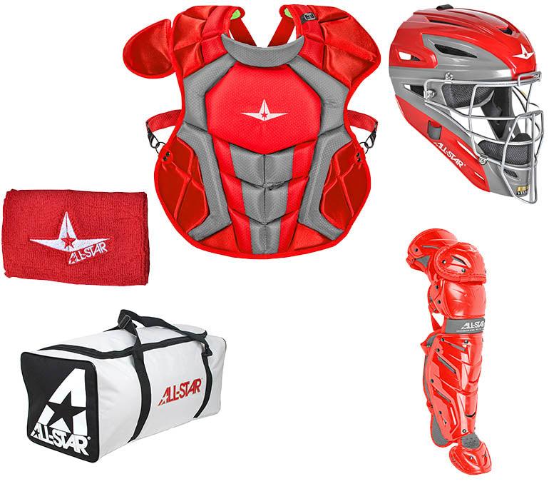 All-Star System 7 Axis Intermediate Catchers Gear Set- CKCC1216S7X - The Bat Flip Shop 