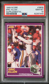 Graded 1989 Score Supplemental Eric Allen #380S Rookie RC Football Card PSA 10 Gem Mint
