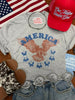 America Patriotic Eagle Graphic Tee by Wild Junkie