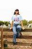 America Sequin Patch Tee by Wild Junkie