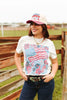 American Freedom Flowers Graphic Tee by Wild Junkie