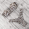 Animal Print Leopard Bikini Push Up Swimsuit Women Bikini Set Bathing Suit Bandeau Beach Wear Swimwear Women Casual Leopard Printed Triangle High Waist Two Piece Bikini Sets by Stevvex