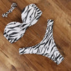 Animal Print Leopard Bikini Push Up Swimsuit Women Bikini Set Bathing Suit Bandeau Beach Wear Swimwear Women Casual Leopard Printed Triangle High Waist Two Piece Bikini Sets by Stevvex