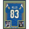 Framed Autographed/Signed Anthony Miller 35x39 San Diego Los Angeles LA Powder Blue Football Jersey JSA COA by Hall of Fame Sports Memorabilia
