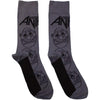Anthrax Faces Pattern Mono [Socks] by Rock Band Apparel
