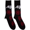 Anthrax Pentathrax Pattern [Socks] by Rock Band Apparel