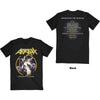 Anthrax Spreading The Disease Track list [T-Shirt] by Rock Band Apparel