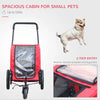 2-in-1, 3 Wheel Pet Jogging Stroller Bike Trailer by Furr Baby Gifts