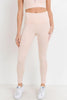 Highwaist Hybrid Mesh & Lattice Straps Full Pocket Leggings