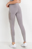 Highwaist Hybrid Mesh & Lattice Straps Full Pocket Leggings