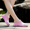 Aqua Shoes Unisex Casual Fashion Mesh Breathable Quick Dry Outdoor Rubber Sole Slip Water Shoes For Beach Water Sports Lightweight Slip On Walking Shoes by Stevvex