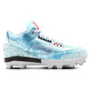 "Arctic Elephant" Jordan 3 Retro MCS Cleats by Stadium Custom Kicks