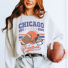 Chicago Football Crewneck Sweatshirt by Hey Jude Graphic Tees