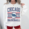 Chicago Baseball Crewneck Sweatshirt | Vintage Inspired by Hey Jude Graphic Tees