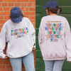 Fearfully & Wonderfully Made Sweatshirt | Christian Affirmation Crewneck | God Made No Mistake Faith Graphic Pullover by Hey Jude Graphic Tees