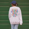 Fearfully & Wonderfully Made Sweatshirt | Christian Affirmation Crewneck | God Made No Mistake Faith Graphic Pullover by Hey Jude Graphic Tees