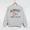 Newport Rhode Island Sweatshirt – Coastal Preppy Crewneck | East Coast Summer Outfit by Hey Jude Graphic Tees