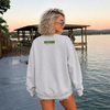 No Crying on the Boat Crewneck by Hey Jude Graphic Tees