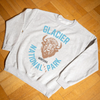 Glacier National Park Montana Crewneck Sweatshirt by Hey Jude Graphic Tees