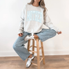 MOTHER Collegiate Crewneck Sweatshirt – Soft Everyday Mom Pullover by Hey Jude Graphic Tees