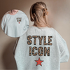 Style Icon Leopard Graphic Sweatshirt – Trendy Statement Crewneck by Hey Jude Graphic Tees